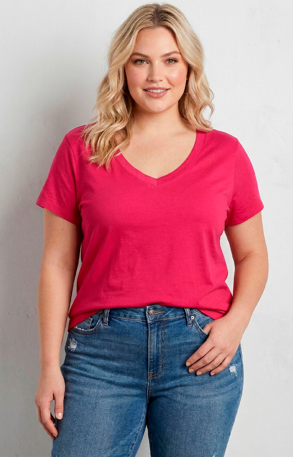 Blusa Fucsia - BLUSAS CURVY Boutiquemirel 