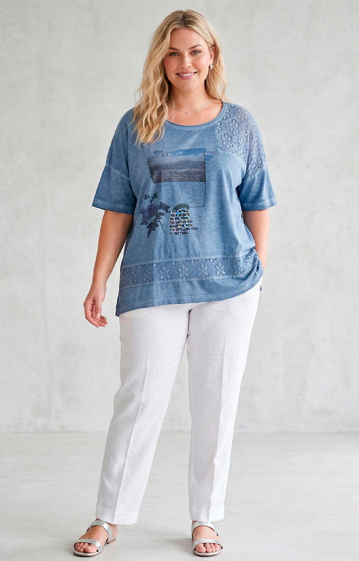 Blusa estampada - BLUSAS CURVY Boutiquemirel 