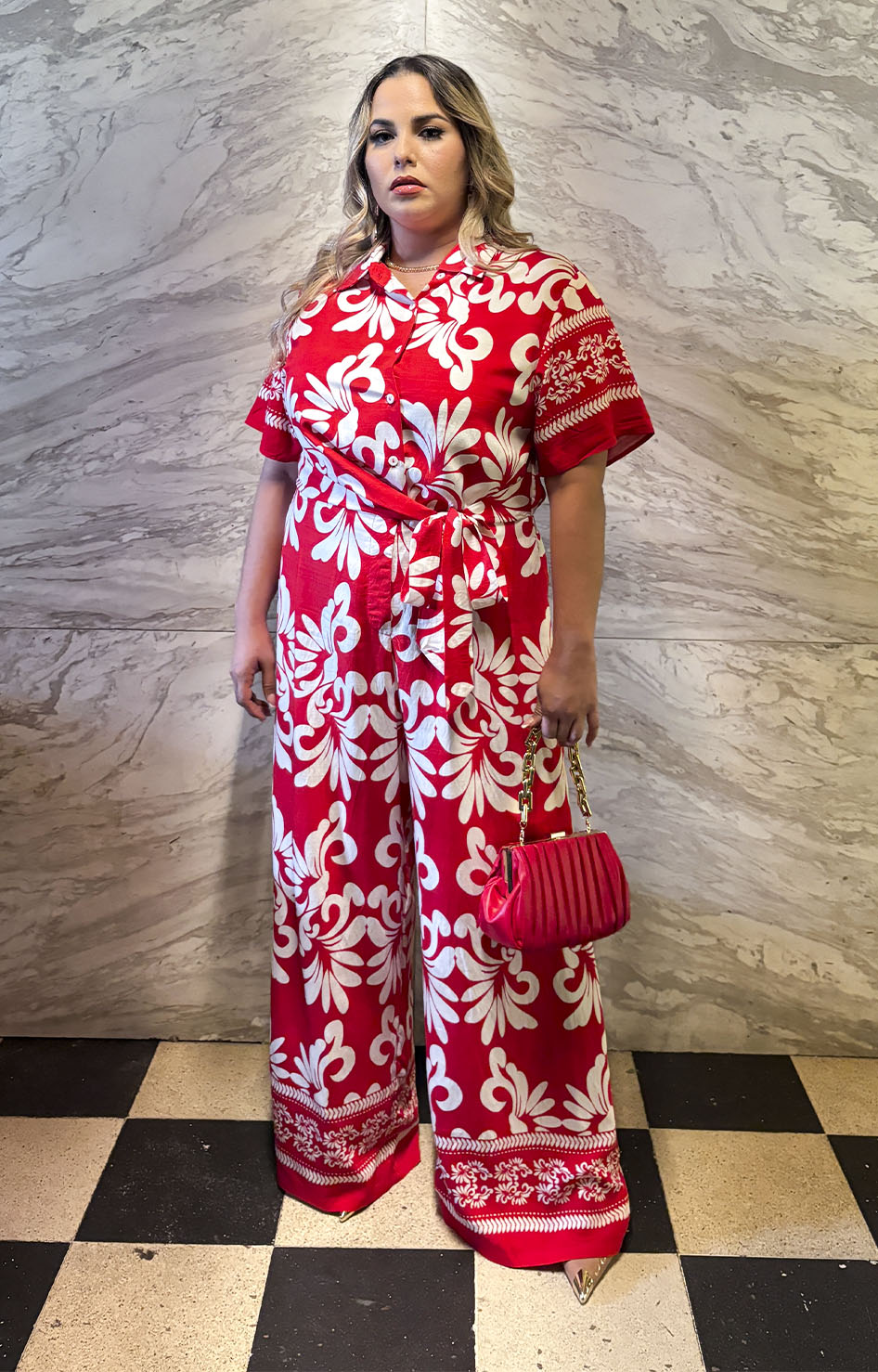 Palazzo rojo estampado - PALAZZO XL Boutiquemirel 