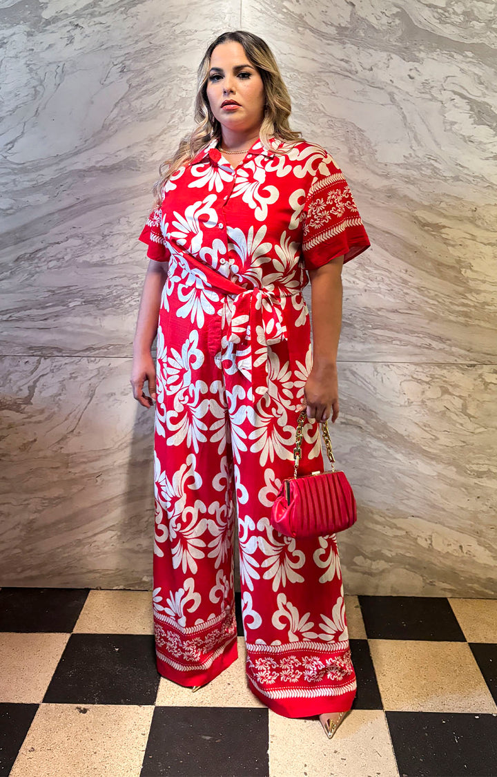 Palazzo rojo estampado - PALAZZO XL Boutiquemirel 