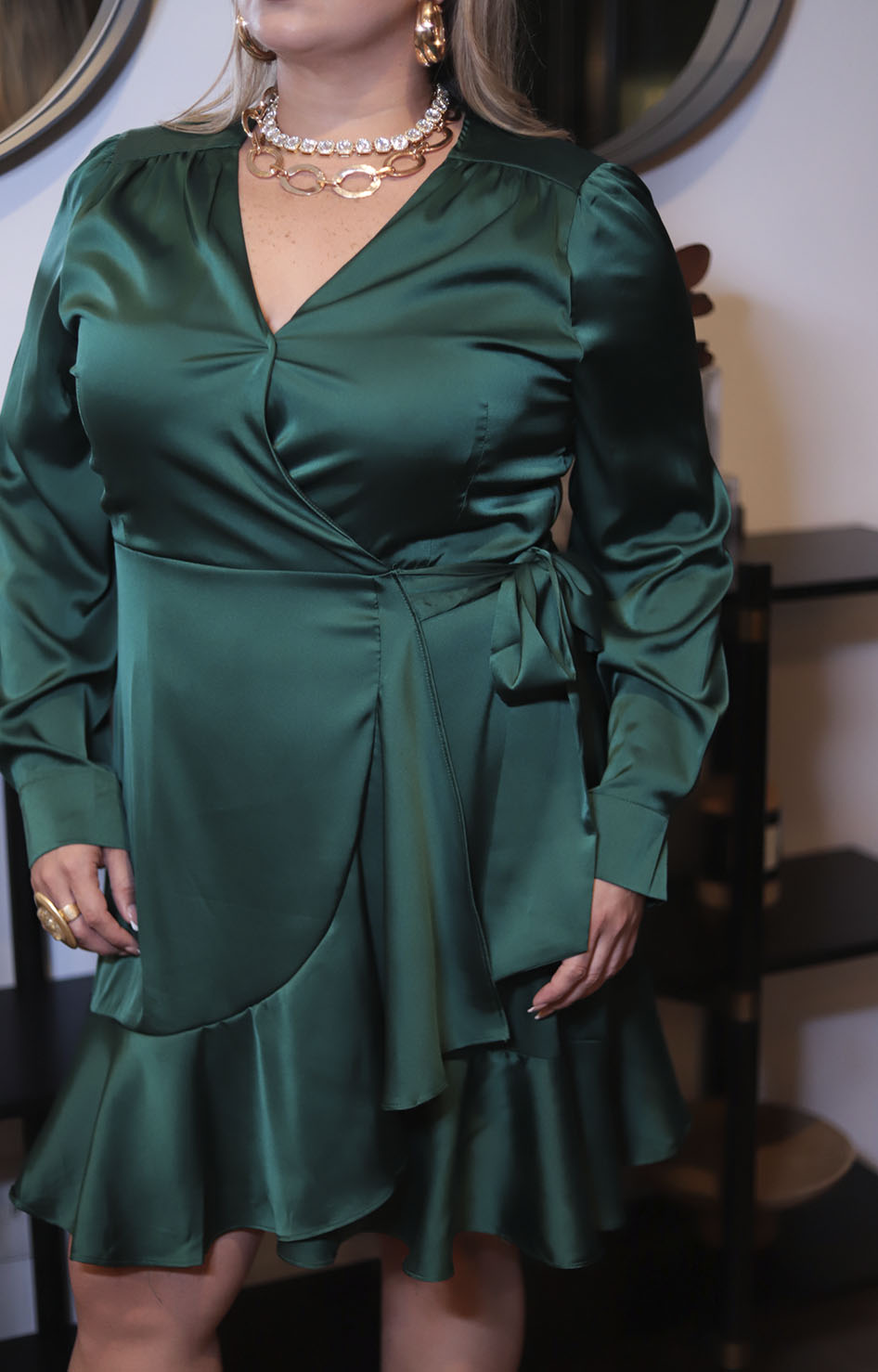 Vestido envolvente verde - VESTIDO XL Boutiquemirel 