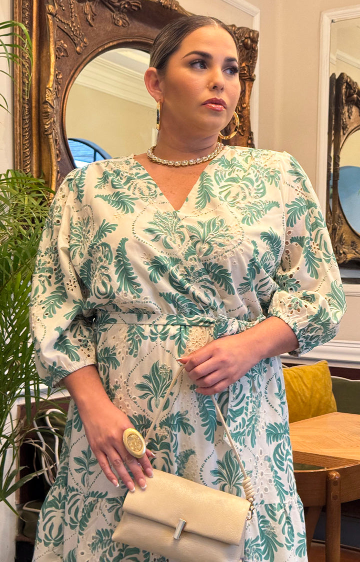 Vestido beige estampado - VESTIDO XL Boutiquemirel 