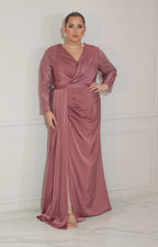 Vestido rosa con lentejuela - VESTIDO Boutiquemirel 