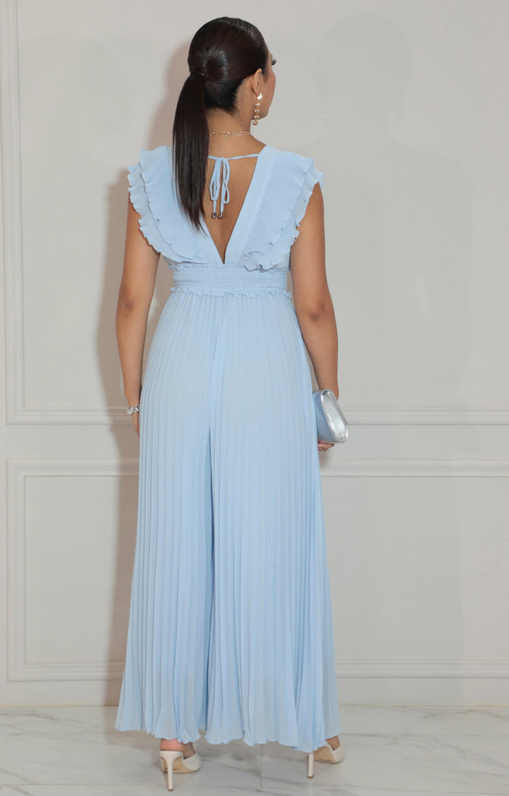 Palazzo plisado azul baby - PALAZZO Boutiquemirel 