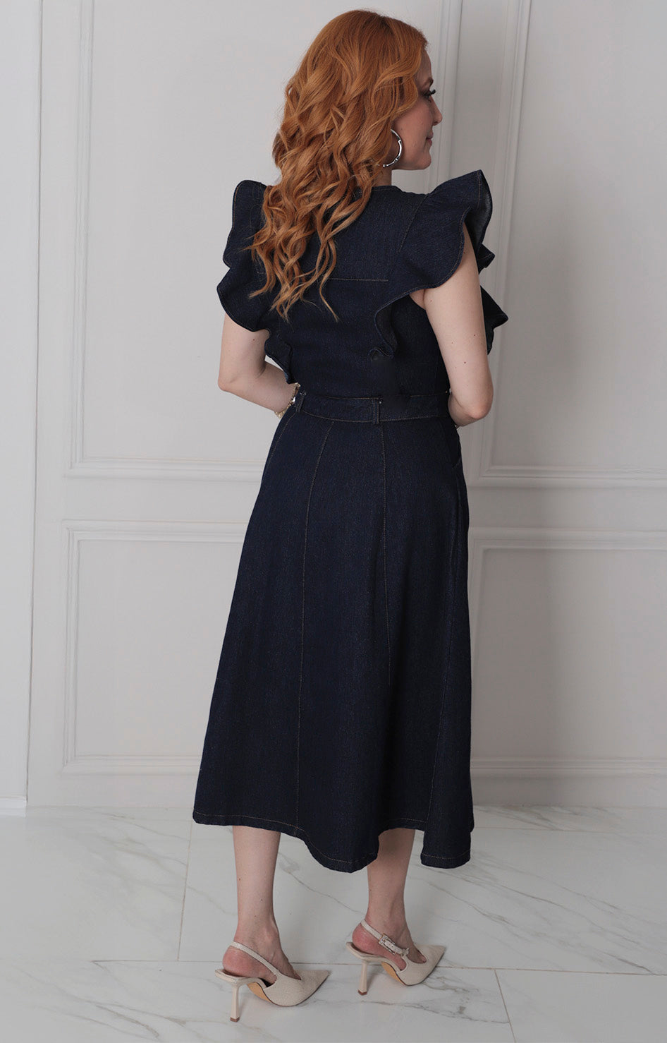 Vestido de mezclilla obscuro - VESTIDO LARGO REGULAR Boutiquemirel 