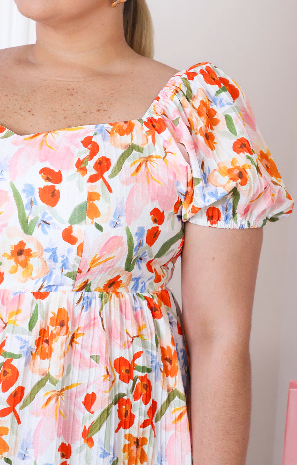 Vestido estampado multicolor