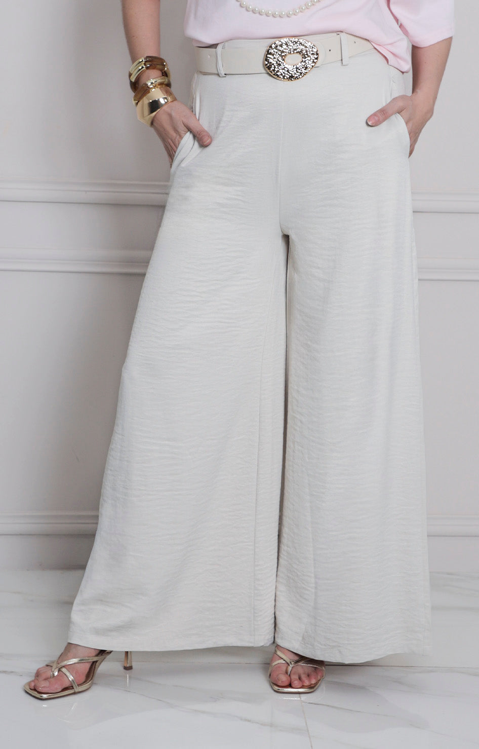 Pantalòn con cinturón - PANTALON REGULAR Boutiquemirel 