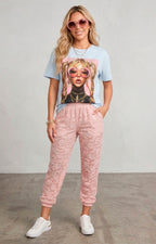 Pantalón encaje rosa - PANTALON REGULAR Boutiquemirel 