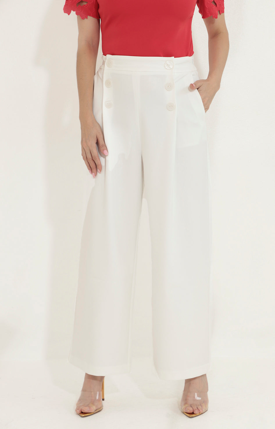 Pantalón blanco - PANTALON Boutiquemirel 