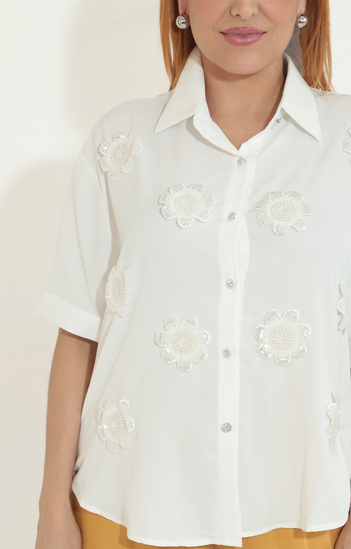 Camisera blanca - BLUSA Boutiquemirel 