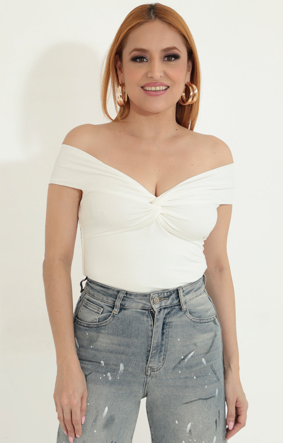 Blusa blanca - BLUSA Boutiquemirel 