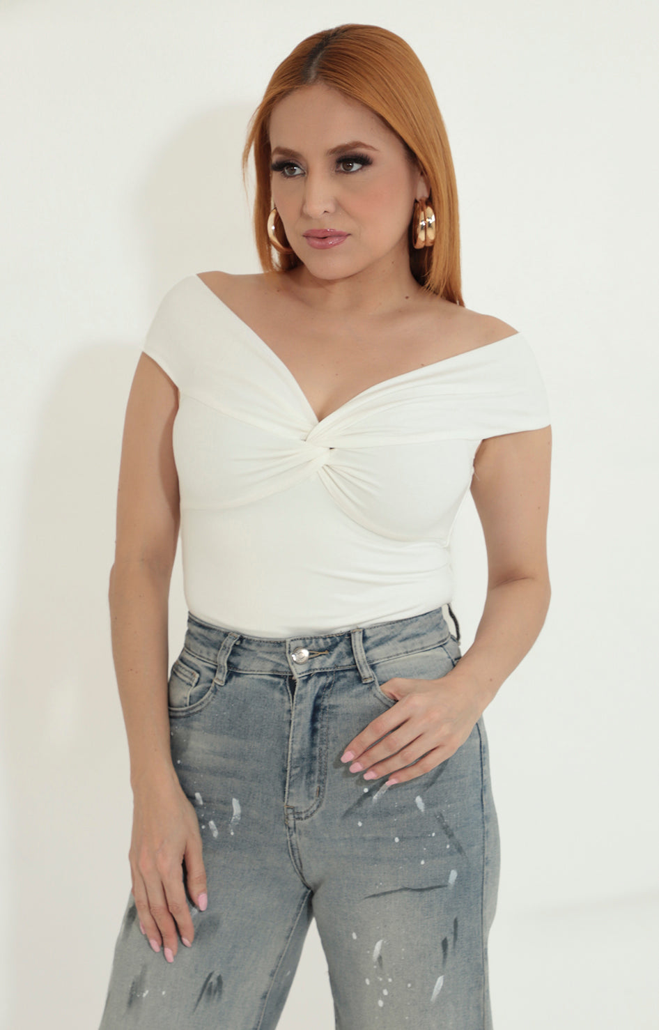 Blusa blanca - BLUSA Boutiquemirel 