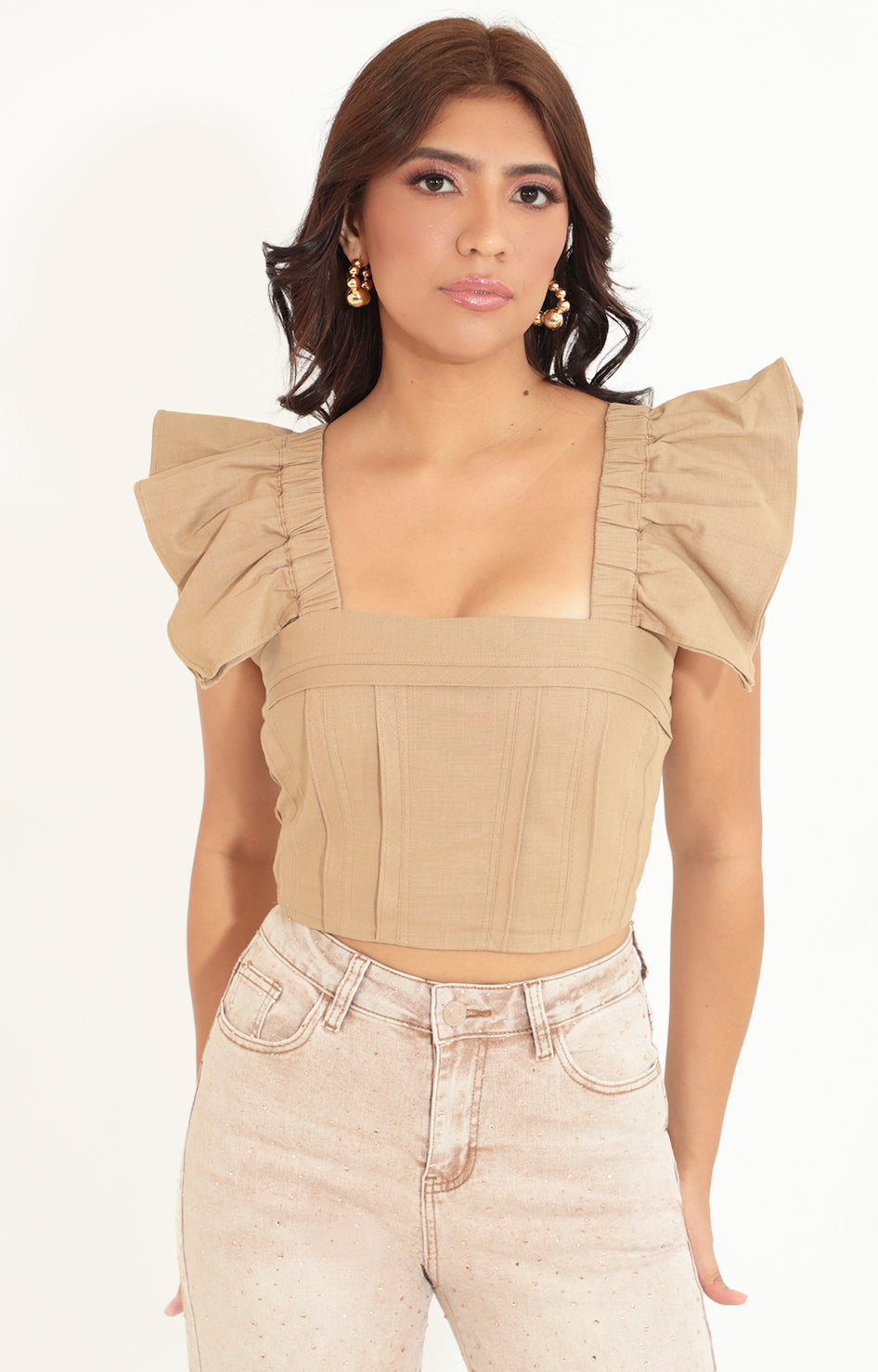 Blusa beige - BLUSA Boutiquemirel 