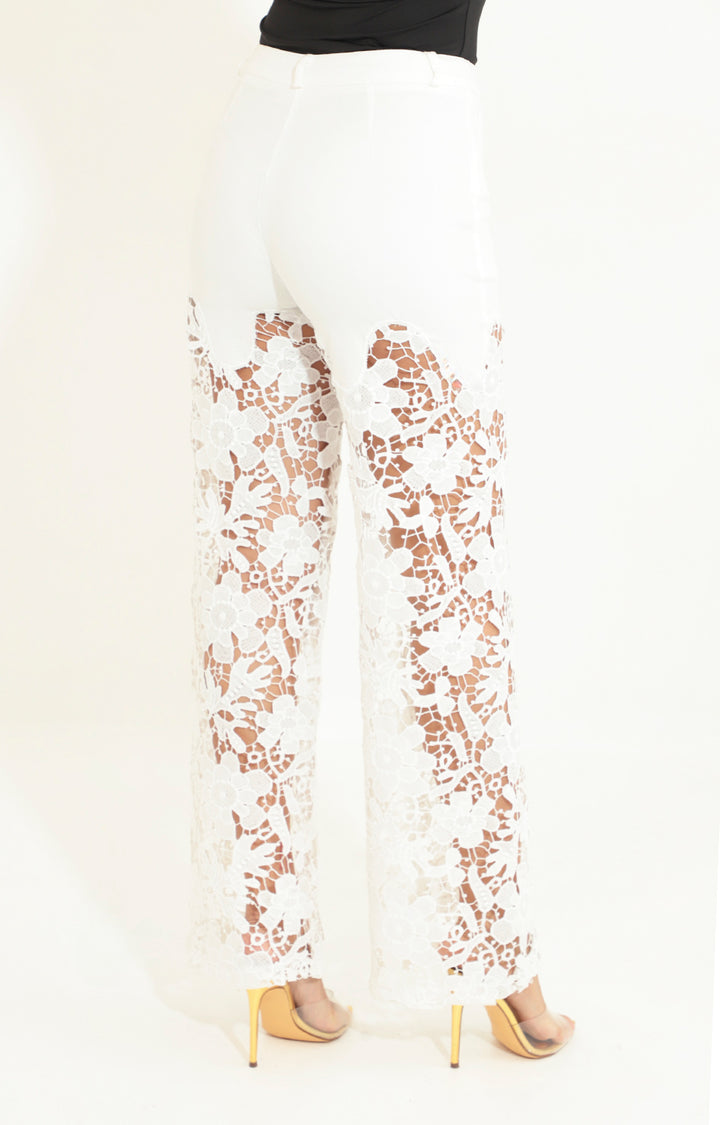 Pantalón denim blanco - PANTALON Boutiquemirel 