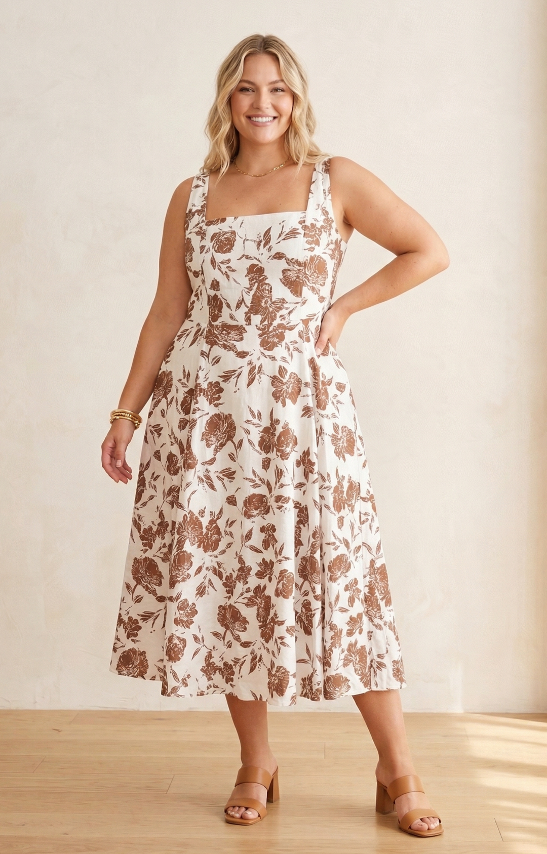 Vestido blanco estampado - VESTIDO XL Boutiquemirel 