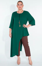 Blusa verde asimétrica - BLUSA XL Boutiquemirel 