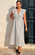 Vestido blanco estampado