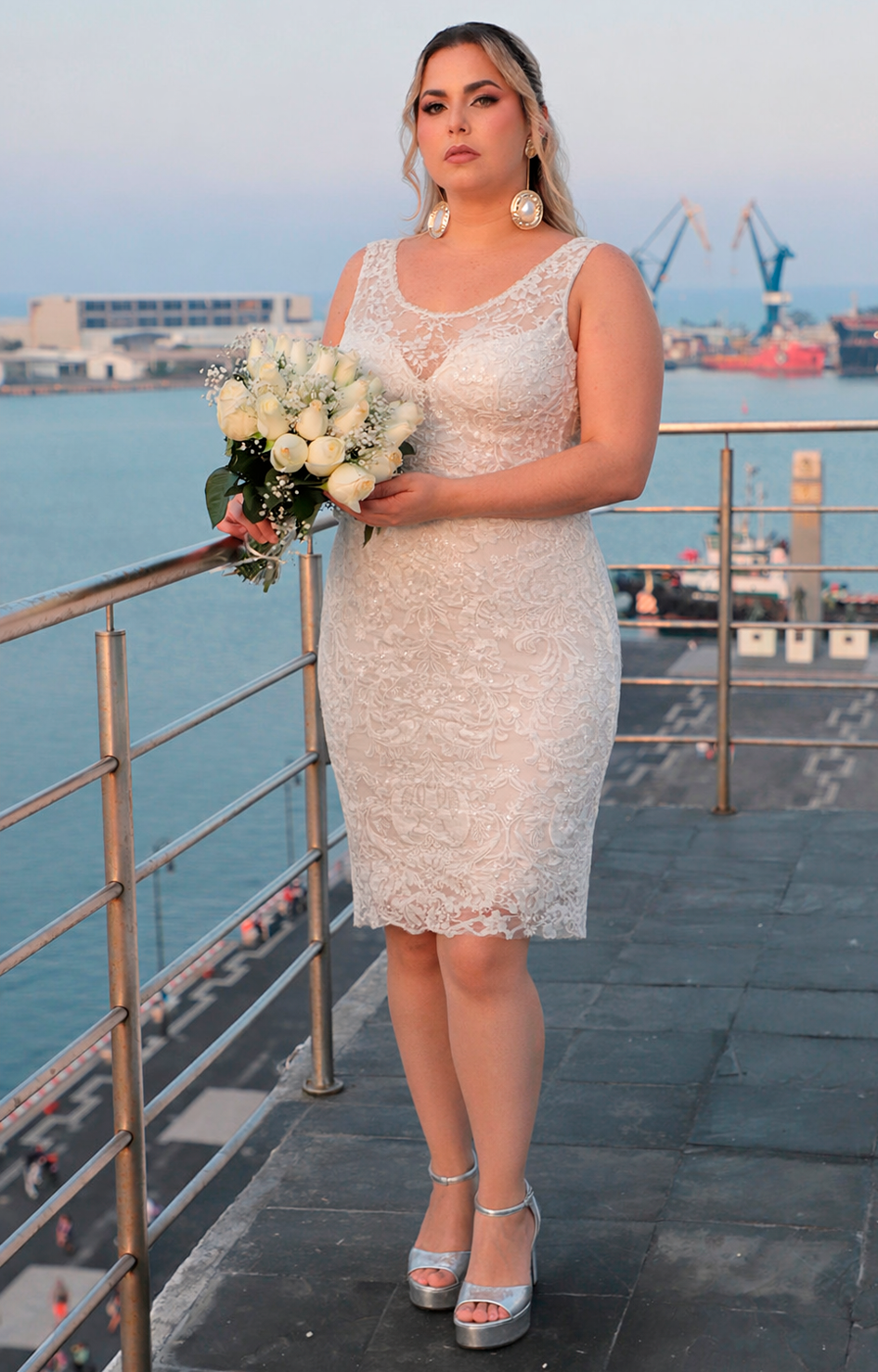 Vestido blanco bride corto - VESTIDO Boutiquemirel 