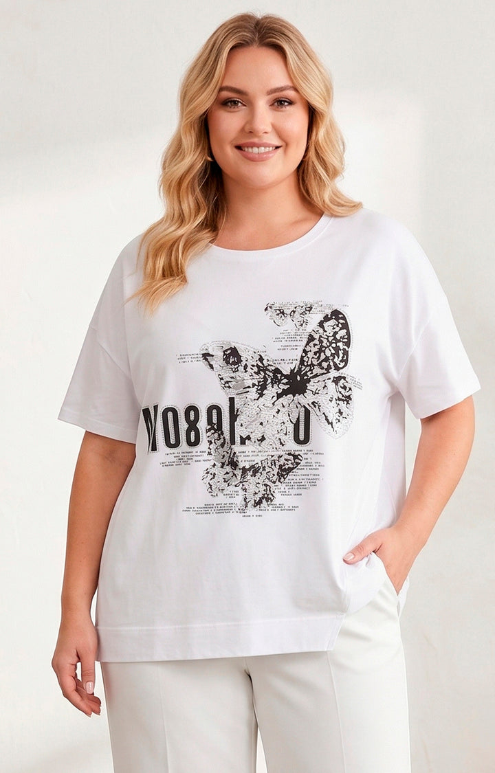Blusa de algodon - BLUSAS CURVY Boutiquemirel 