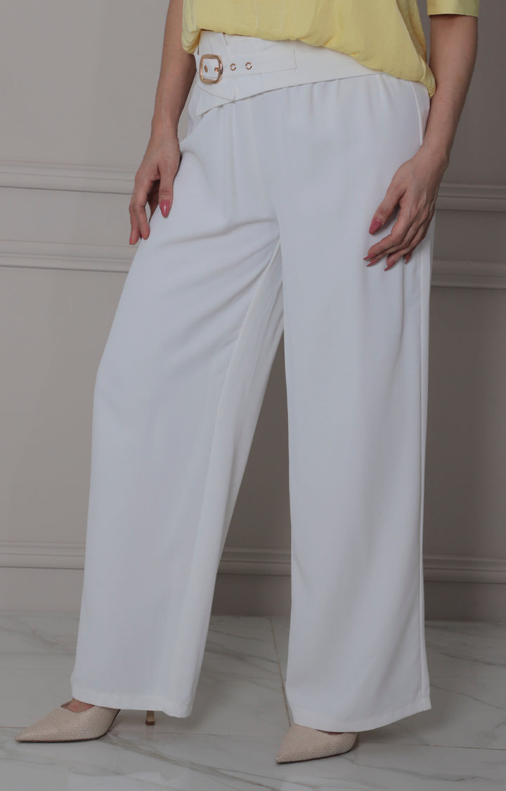 Pantalòn recto con cinturòn - PANTALON REGULAR Boutiquemirel 