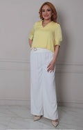 Pantalòn recto con cinturòn - PANTALON REGULAR Boutiquemirel 