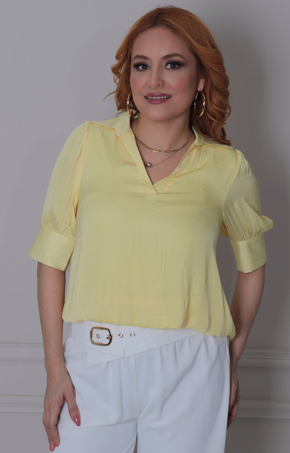 Blusa con manga amplia - BLUSAS REGULAR Boutiquemirel 