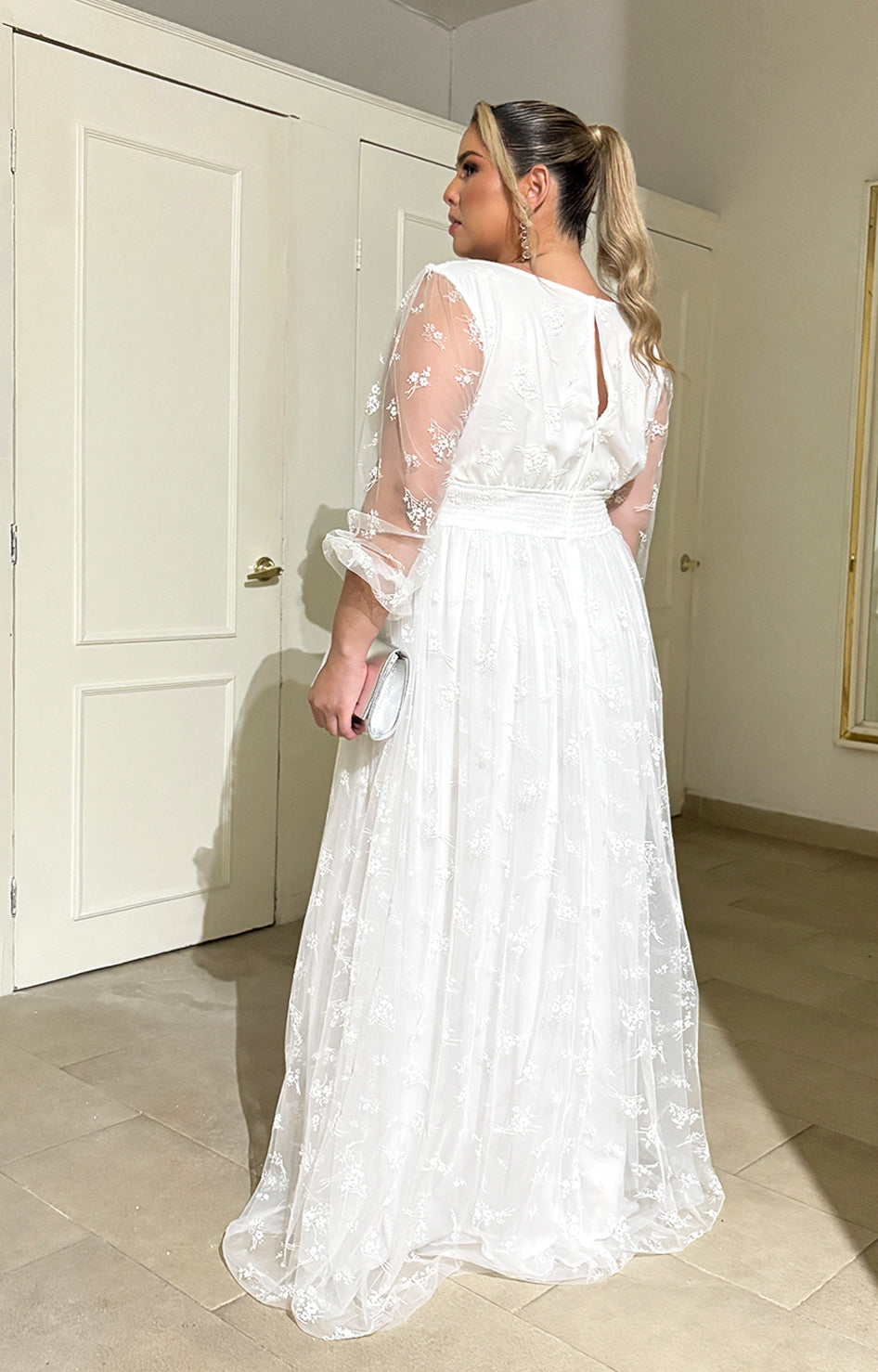 Vestido blanco de galas - VESTIDO Boutiquemirel 