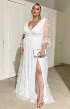 Vestido blanco de galas - VESTIDO Boutiquemirel 