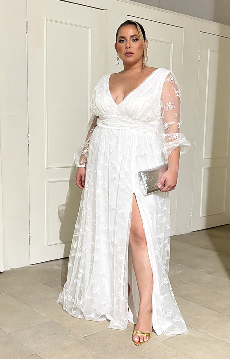 Vestido blanco de galas - VESTIDO Boutiquemirel 