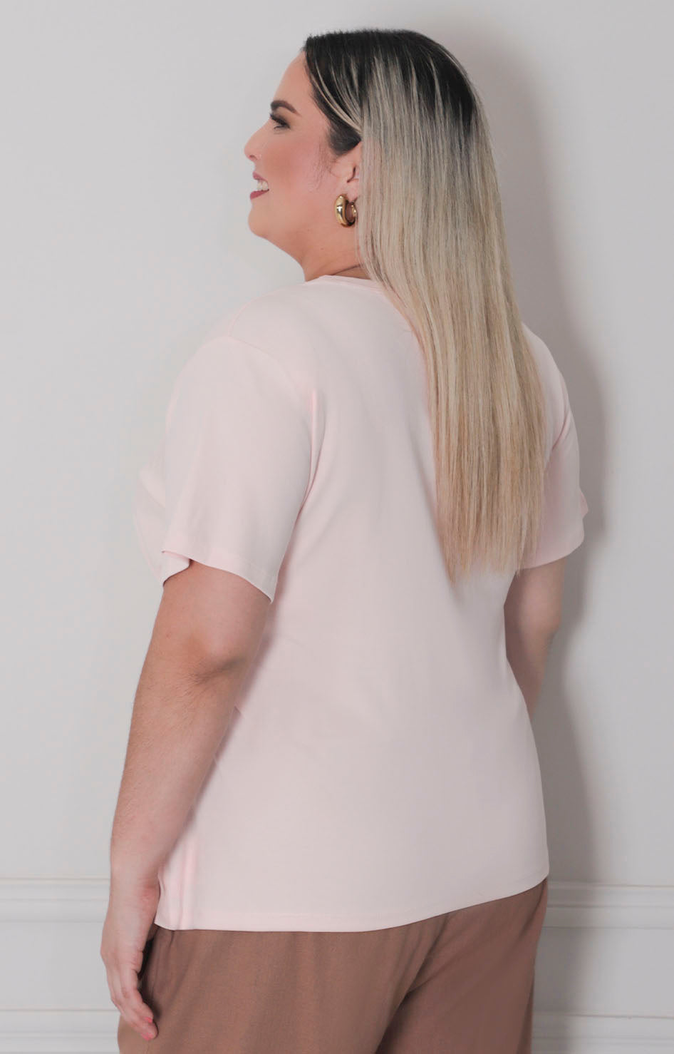 Blusa amarillo con fruncido - BLUSAS CURVY Boutiquemirel 