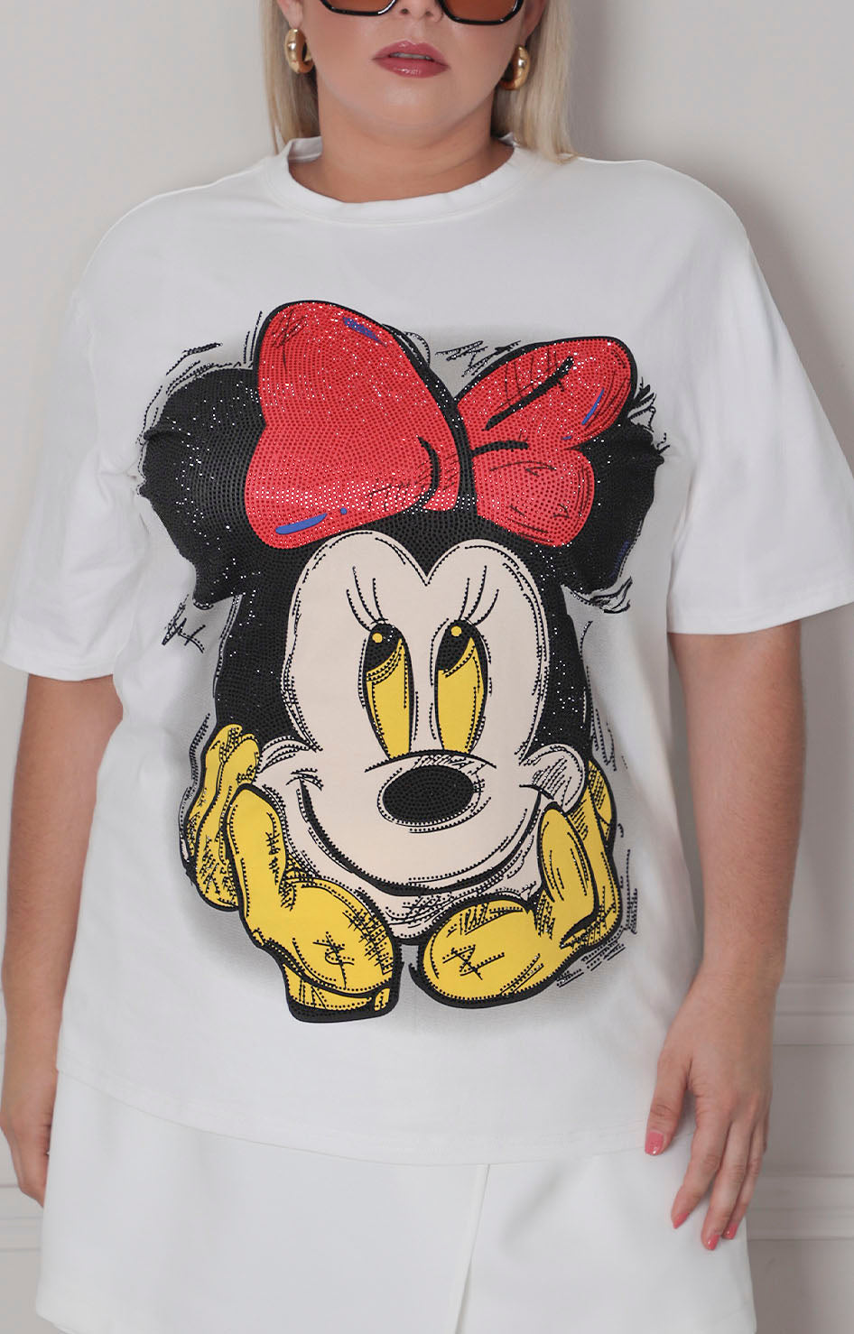 Blusa estampada de mickey - BLUSAS CURVY Boutiquemirel 
