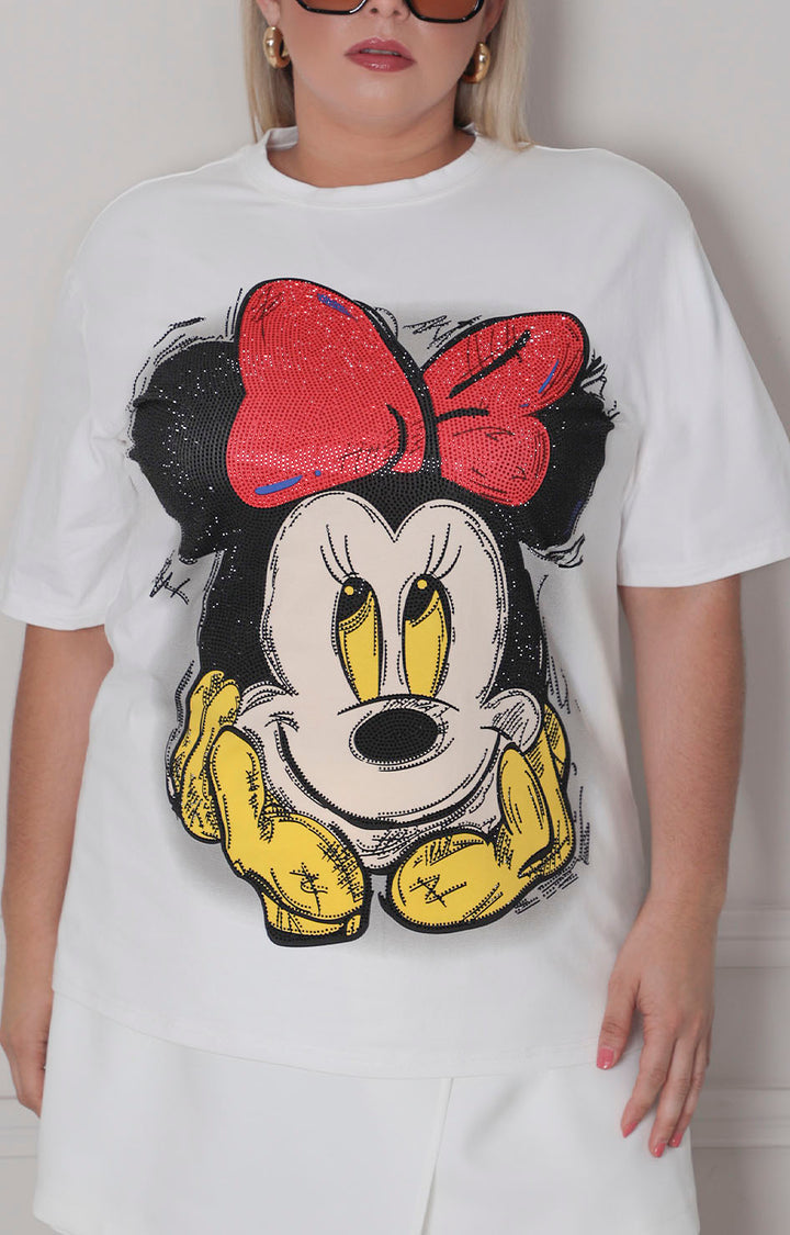 Blusa estampada de mickey - BLUSAS CURVY Boutiquemirel 