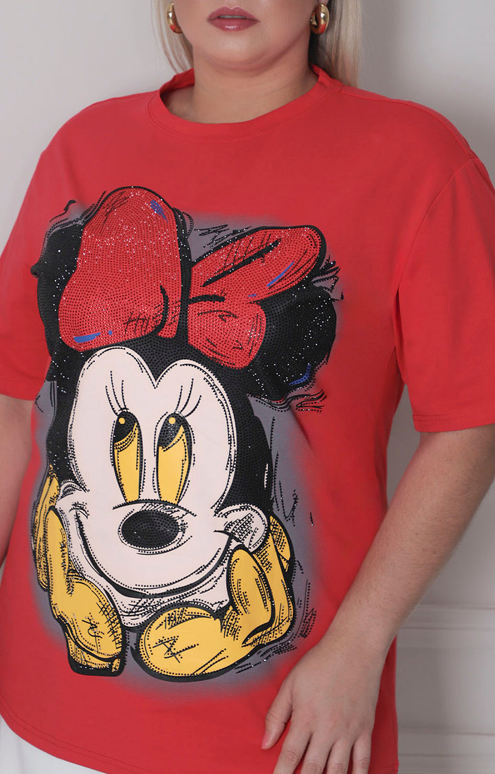 Blusa estampada de mickey - BLUSAS CURVY Boutiquemirel 