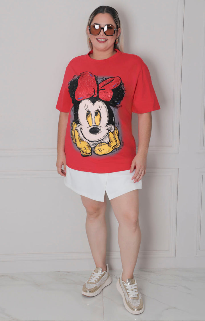 Blusa estampada de mickey - BLUSAS CURVY Boutiquemirel 
