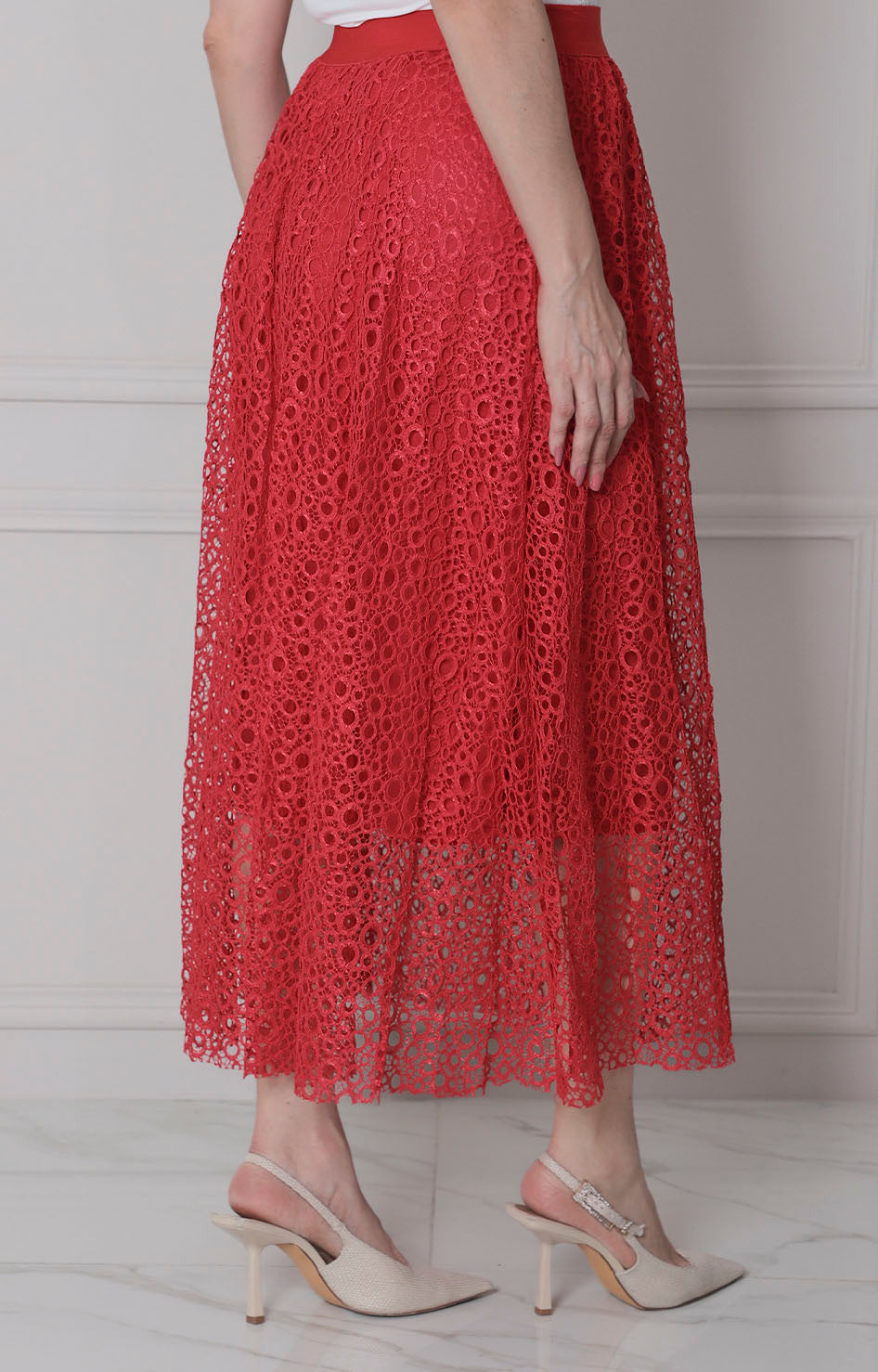 Falda con bordado - FALDA REGULAR Boutiquemirel 