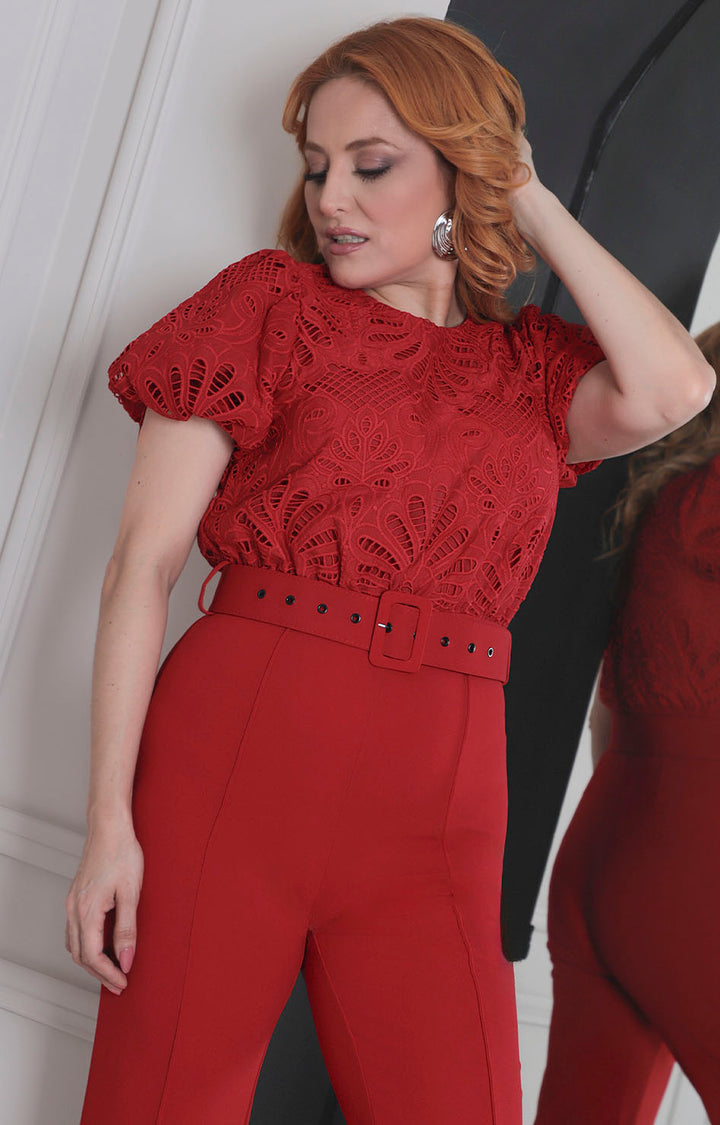 Palazzo rojo de guipiur - PALAZZO LARGO REGULAR Boutiquemirel 