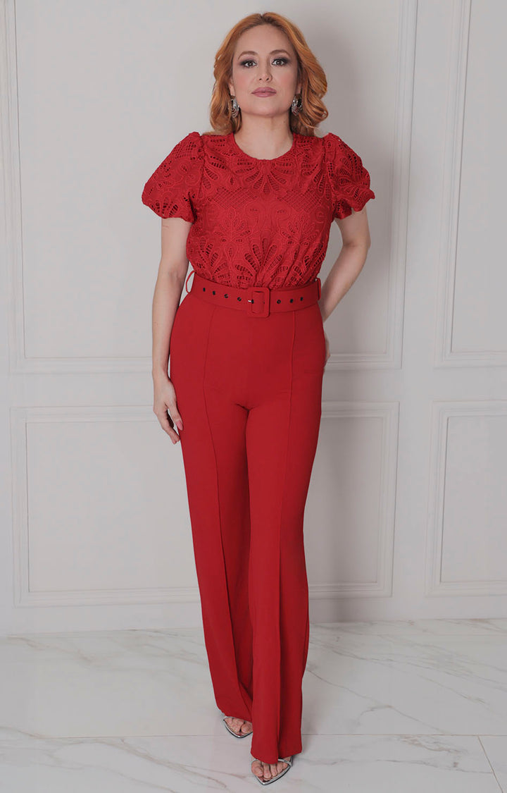 Palazzo rojo de guipiur - PALAZZO LARGO REGULAR Boutiquemirel 