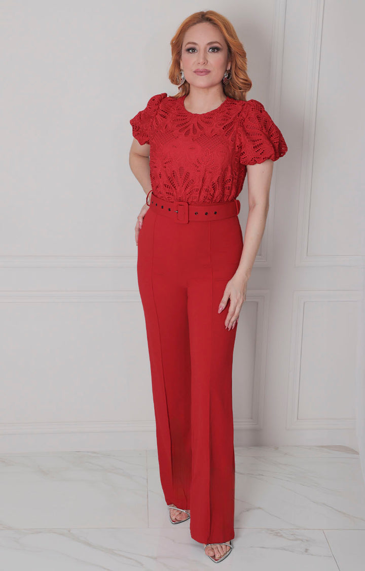 Palazzo rojo de guipiur - PALAZZO LARGO REGULAR Boutiquemirel 