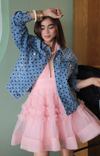Chamarra mezclilla polka-dot - CHAMARRA Boutiquemirel 