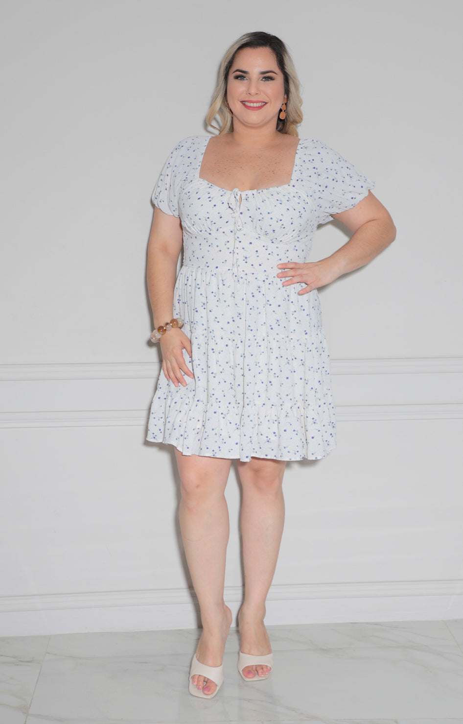 Vestido estampado corto - VESTIDO CORTO CURVY Boutiquemirel 