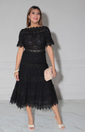 Vestido negro de guipiur - VESTIDO Boutiquemirel 