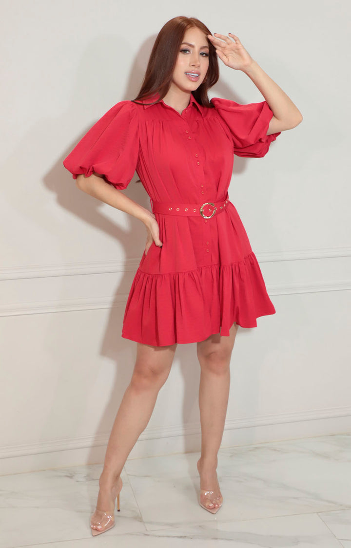 Vestido rojo - VESTIDO Boutiquemirel 