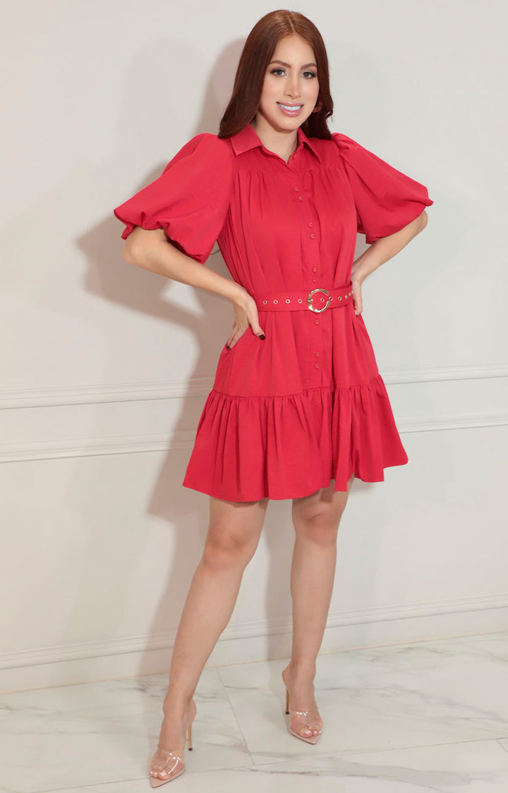 Vestido rojo - VESTIDO Boutiquemirel 