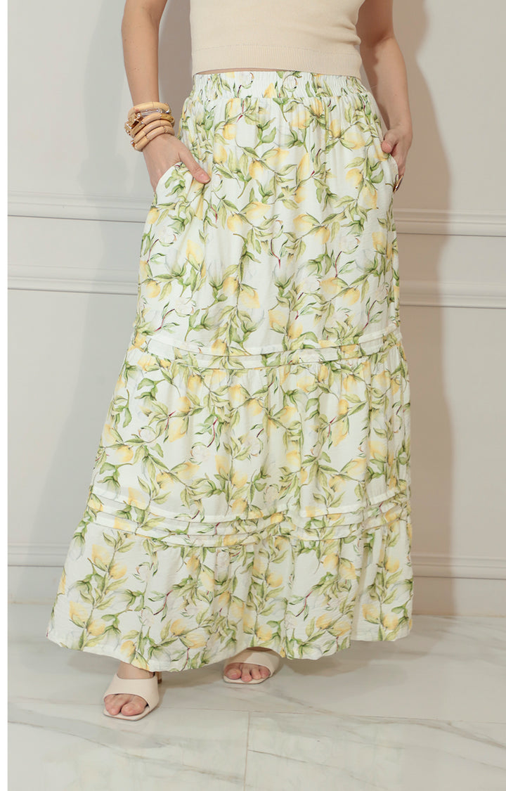 Falda larga estampado con elástico - FALDA Boutiquemirel 