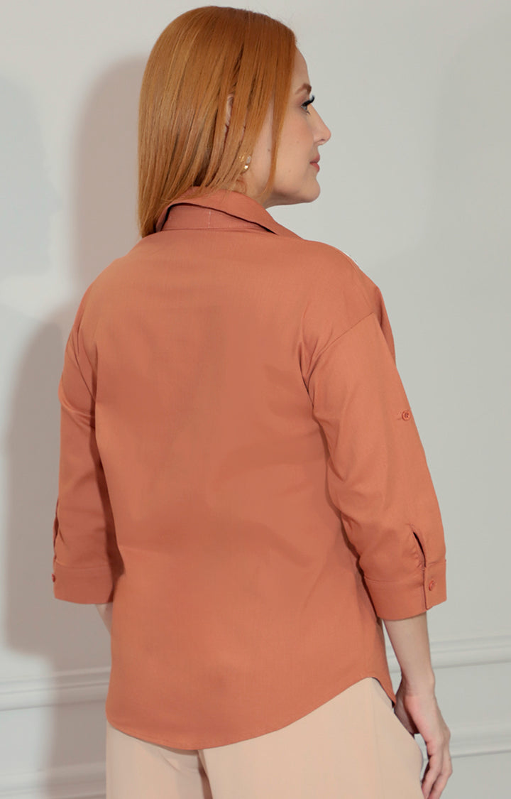Blusa chedron bordada - BLUSA Boutiquemirel 