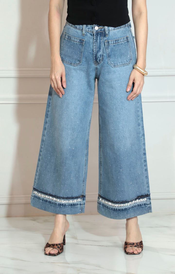 Pantalón recto denim - PANTALON Boutiquemirel 