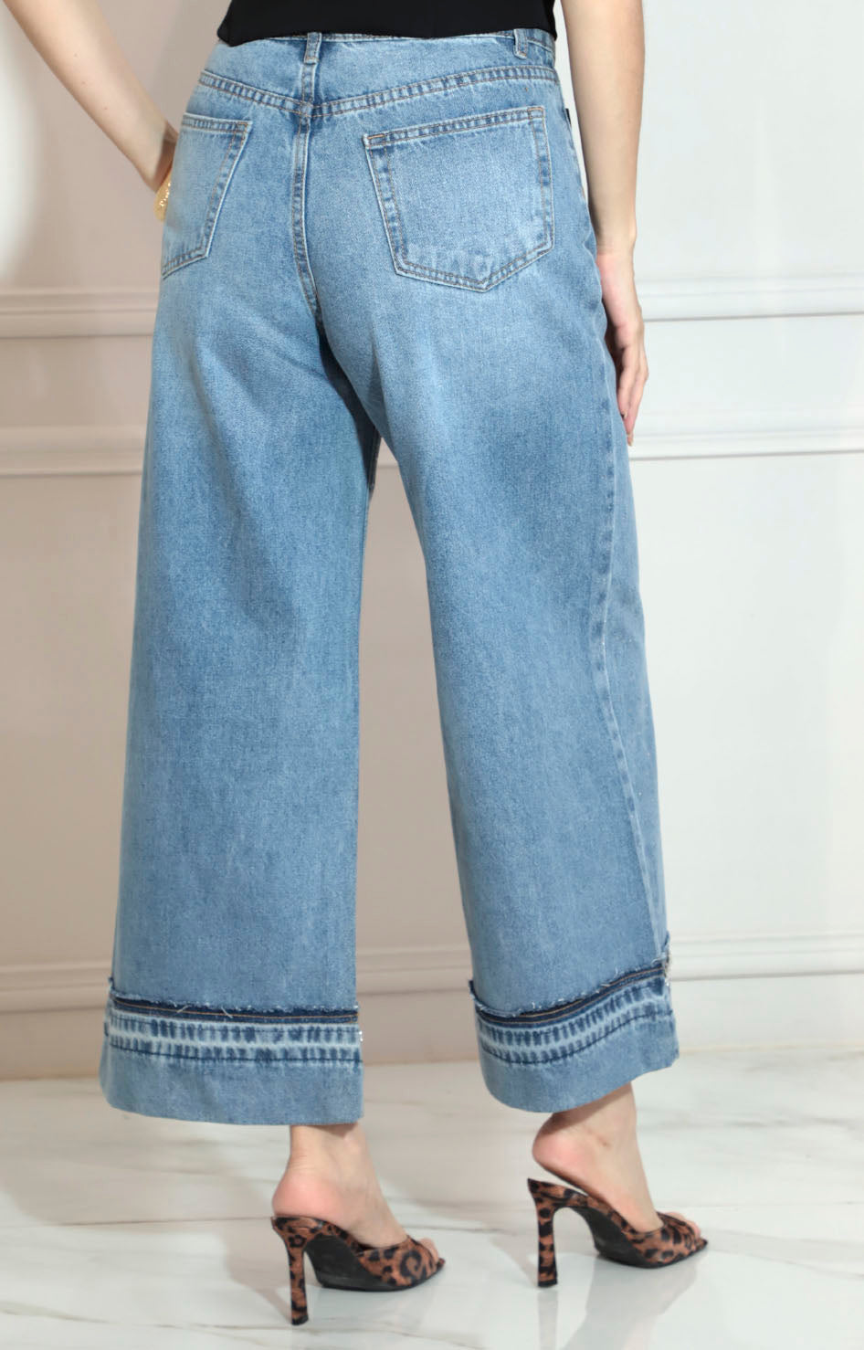 Pantalón recto denim - PANTALON Boutiquemirel 