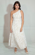 Vestido cebra beige - VESTIDO Boutiquemirel 