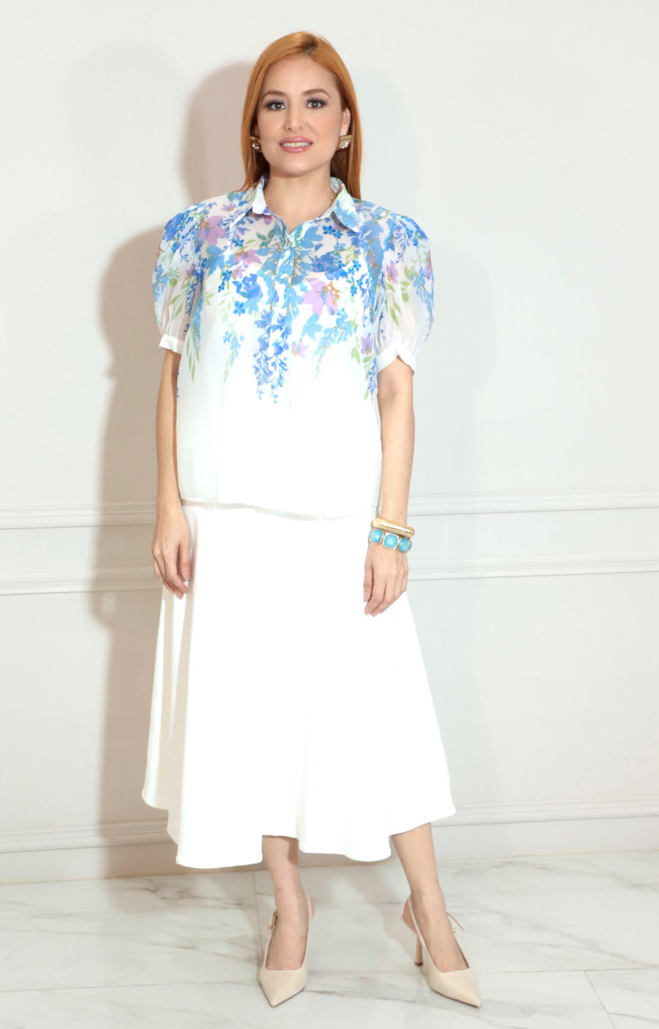 Blusa gasa estampada - BLUSA Boutiquemirel 