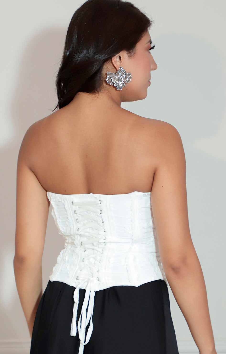 straple córset blanco - BLUSA Boutiquemirel 